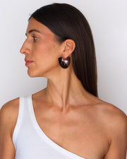 Crescent Moon Earrings | Copper